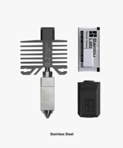 Hotend with stainless steel nozzle - 0.2mm for X1 & P1