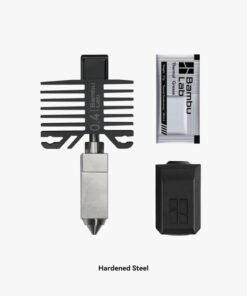 Hotend with hardened steel nozzle - 0.4mm for X1 Series & P1P